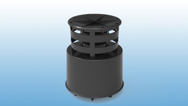 TERMINAL COAXIAL VERTICAL CORTO