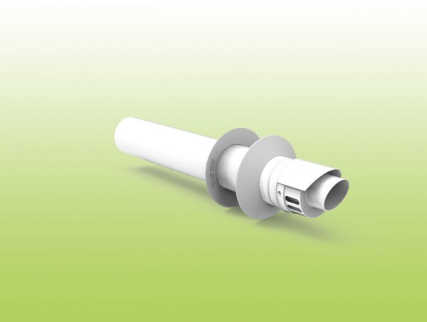 TERMINAL COAXIAL HORIZONTAL (TERMINAL +  2 PLAFONES)