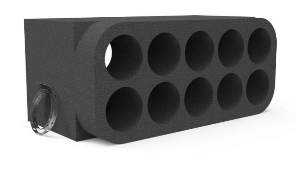 CAJAS DE DISTRIBUCIÓN DE FOAM CON SALIDAS Ø90